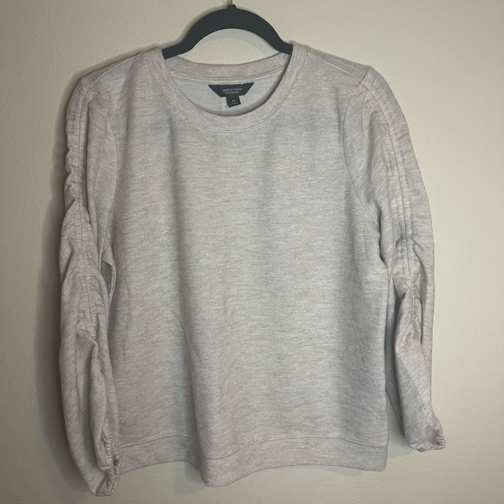 🍂 Simply Vera Wang Cozy Collection Long Ruched Sleeve